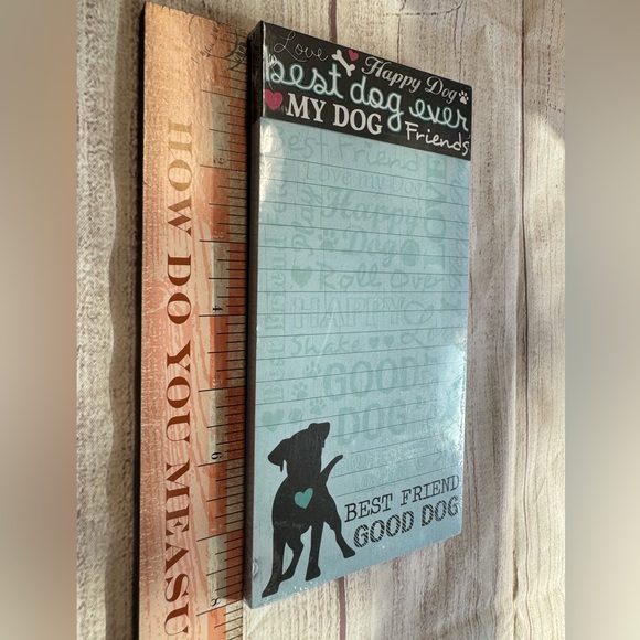 NWT Molly & Rex Best Friend Good Dog Notepad with Magnet Backing 100 sheets - Picture 3 of 6